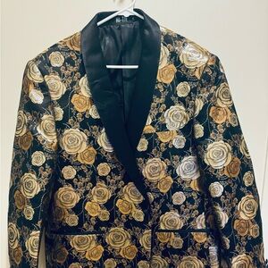 Gold glitter men’s blazer size XL